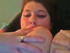 Bbw Sucks And Plays With Her Boobs Free Porn Ca Xhamster